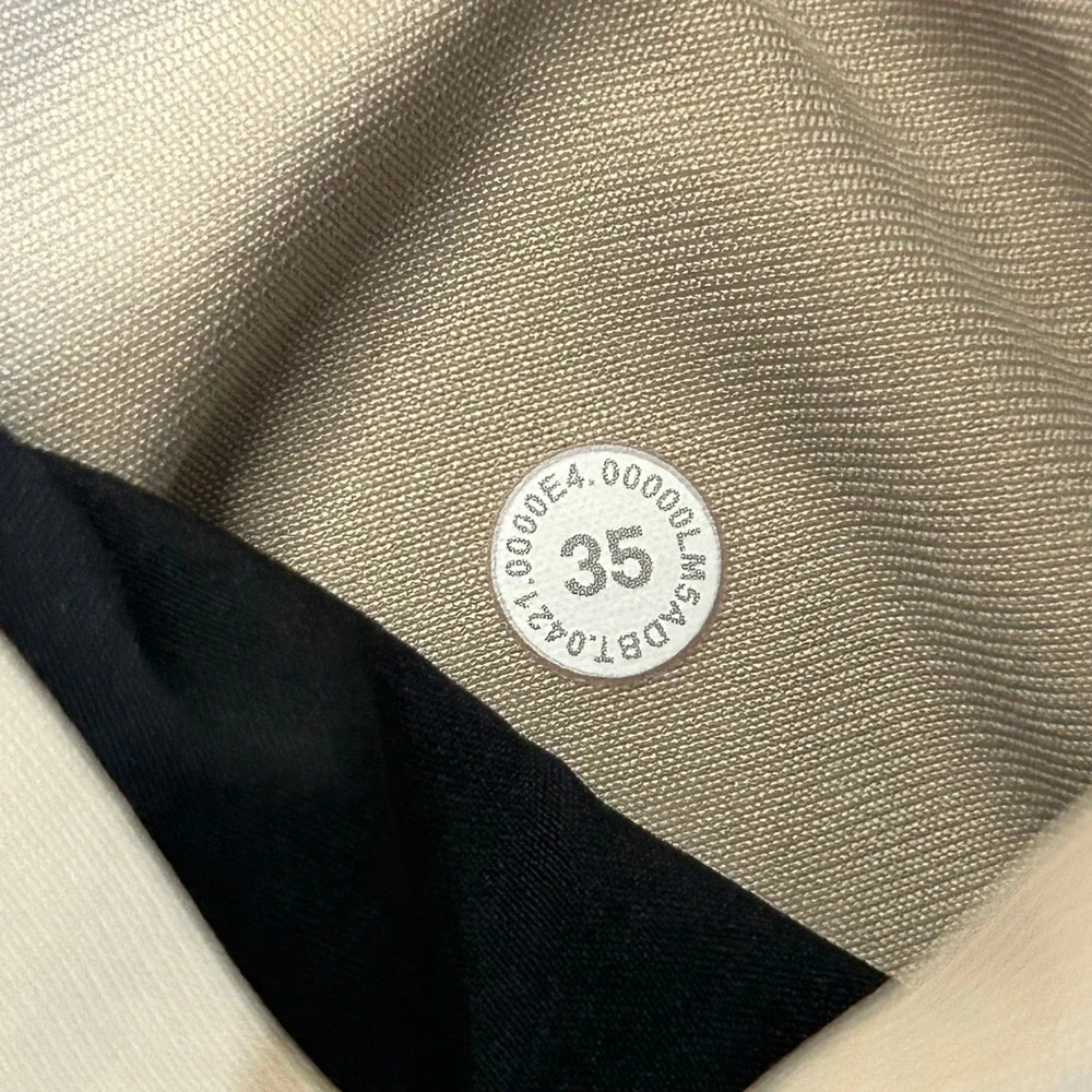 Lululemon ABC Pant Slim Fit Mens 35 Khaki Tan Warpstreme Performance Trousers